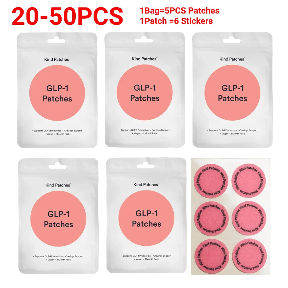 20-50 Slim Patch Weight Loss GLP-1 Patches Slimming Sticker Suppressing Appetite Weight Management for Women Men Control Weight