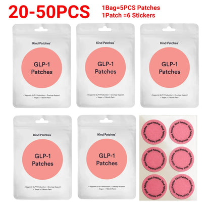 20-50 Slim Patch Weight Loss GLP-1 Patches Slimming Sticker Suppressing Appetite Weight Management for Women Men Control Weight